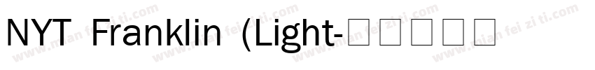 NYT Franklin (Light字体转换